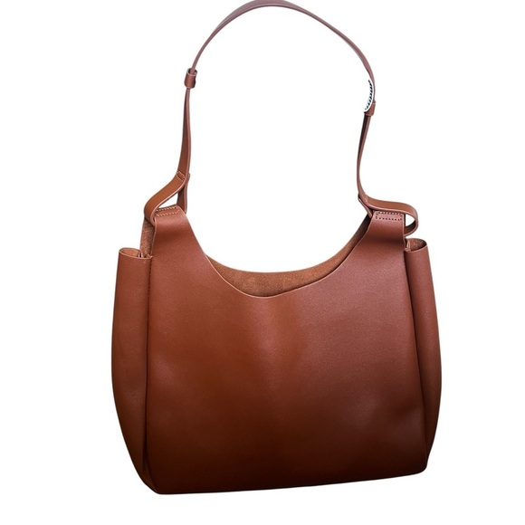 Neiman Marcus Handbags - Neiman Marcus Brown Hobo Genuine Leather Shoulder Bag